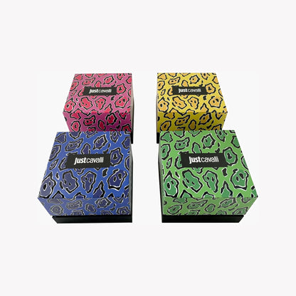 Just Cavalli Men's Two Tone Silver & Gold Watch, Blue Dial | Jc1g246m0275